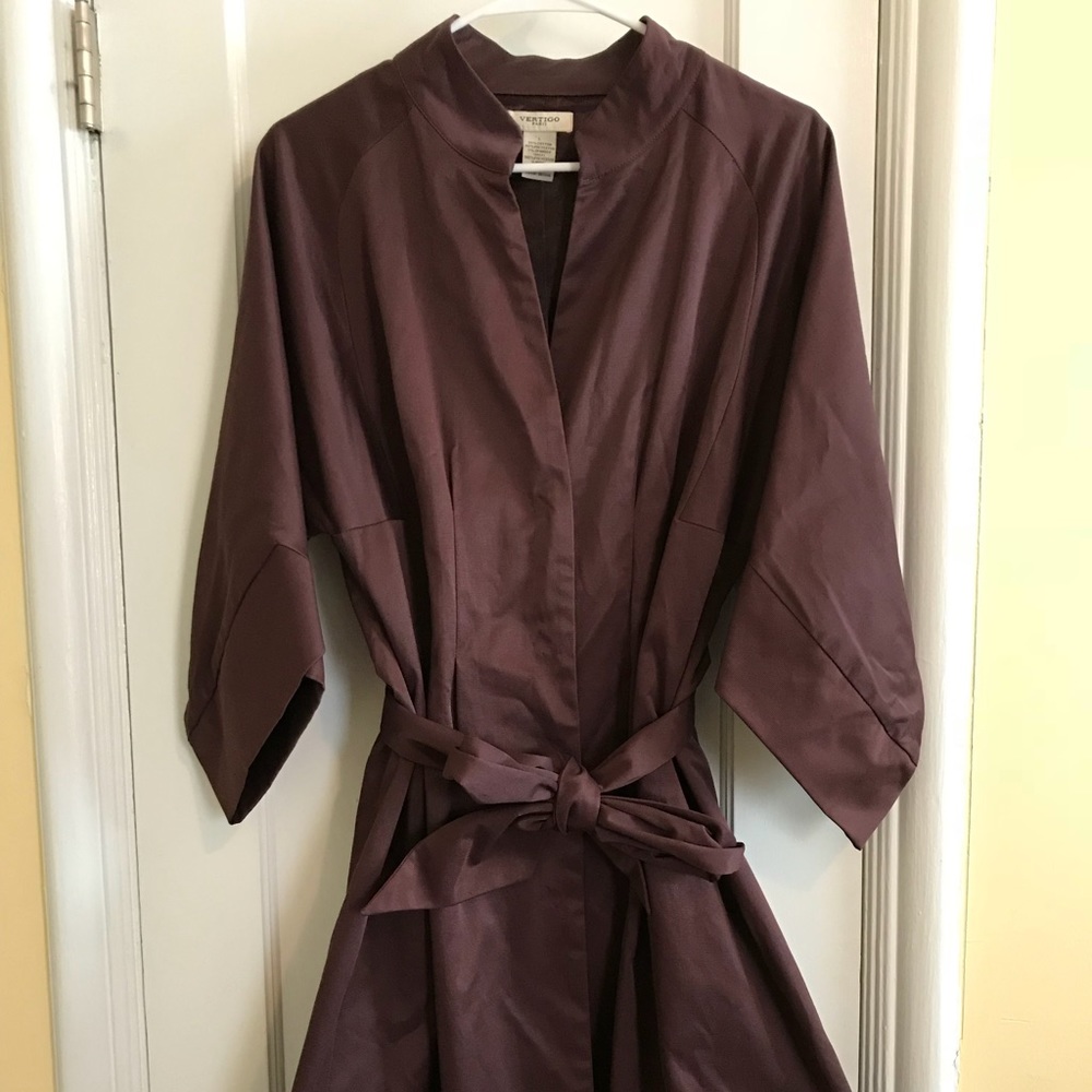 Vertigo Paris Dark Brown/Purple Coat